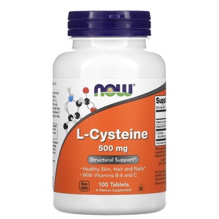 ♦️L-Cysteine 500 mg. 100 Tablets ( พร้อมส่ง )