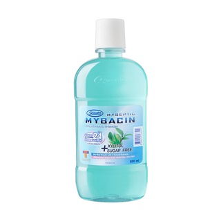 มายบาซิน น้ำยาบ้วนปาก สูตรเบรท MyBacin Mouthwash Breath  500 มล.