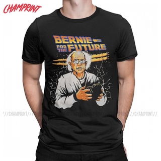 เสื้อยืดวินเทจเสื้อยืดแขนสั้น ผ้าฝ้ายแท้ พิมพ์ลาย Bernie Sanders สไตล์วินเทจ พลัสไซซ์ สําหรับผู้ชายS-4XL