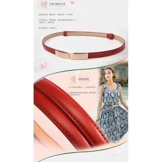 เข็มขัดแฟชั่นปรับสายมาใหม่ เข็มขัดหัวล็อค รุ่นไม่ต้องเจาะรู(หนังสวยมากๆ)
