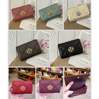Tory Burch Willa Card Case กระเป๋าสตางค์ แบบใส่เหรียญ ใส่บัตร (ถ้าใส่แบงค์ ต้องพับ)