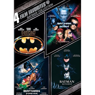 แบทแมน 4 ภาค : 1989 - 1997 Batman 4-Film Collection #หนังฝรั่ง #แพ็คสุดคุ้ม