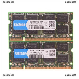 Aosuoaslaptop แรม 2GB DDR2 PC 2-6400 667 MHz 800 MHz สําหรับโน้ตบุ๊ก