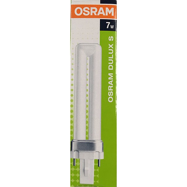 หลอดตะเกียบออสแรม Osram DULUX S 7W ขั้วเสียบ 2 เข็ม