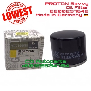 Proton ไส้กรองน้ํามันเครื่อง RENAULT Made In Germany Proton Savvy Penapis Minyak