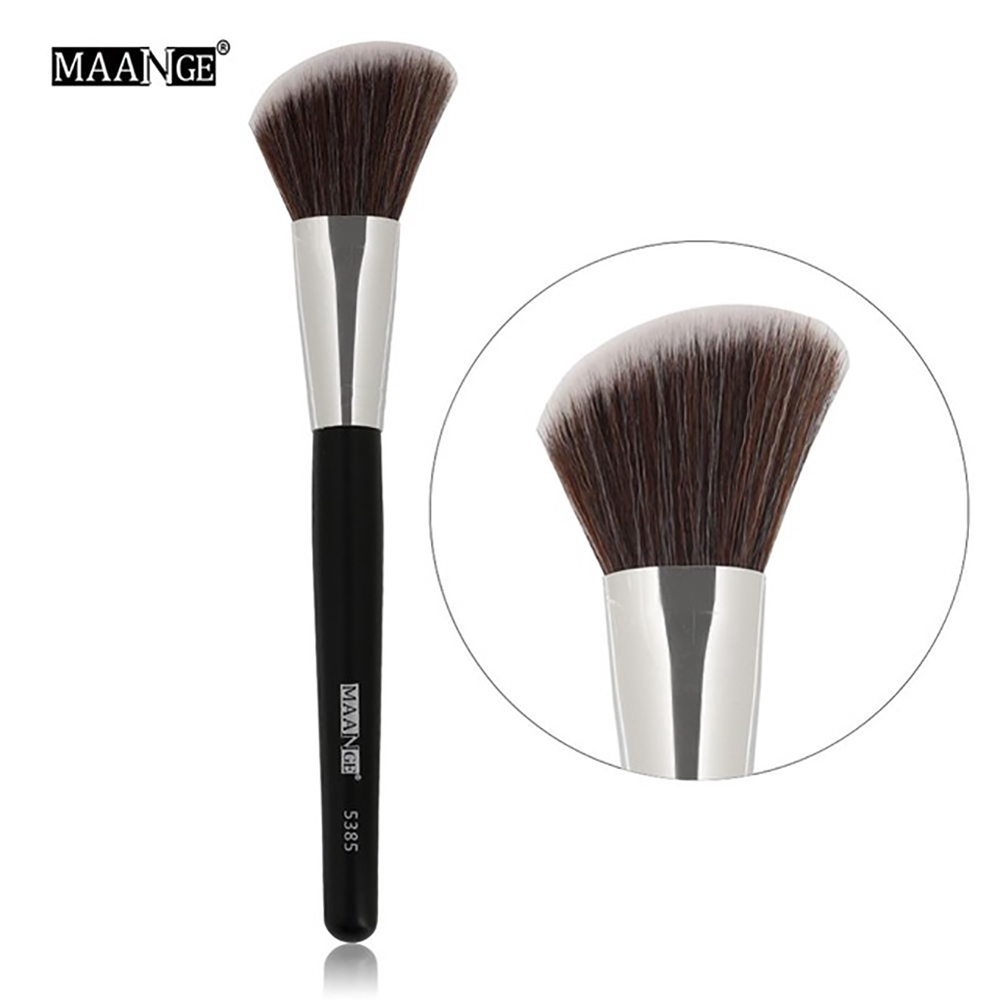 Maange 1 ชิ้นแปรงมุม Face Contour Foundation Powder แปรงแต่งหน้า Blush