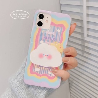 สอบถามก่อนกดสั่ง เคสโทรศัพท์  &lt;พร้อมส่งจากไทย&gt; โฮโลแกรม เคสโฮโลแกรม เคส+holder เคสเมฆ เคสโฮโลแกรมเมฆ