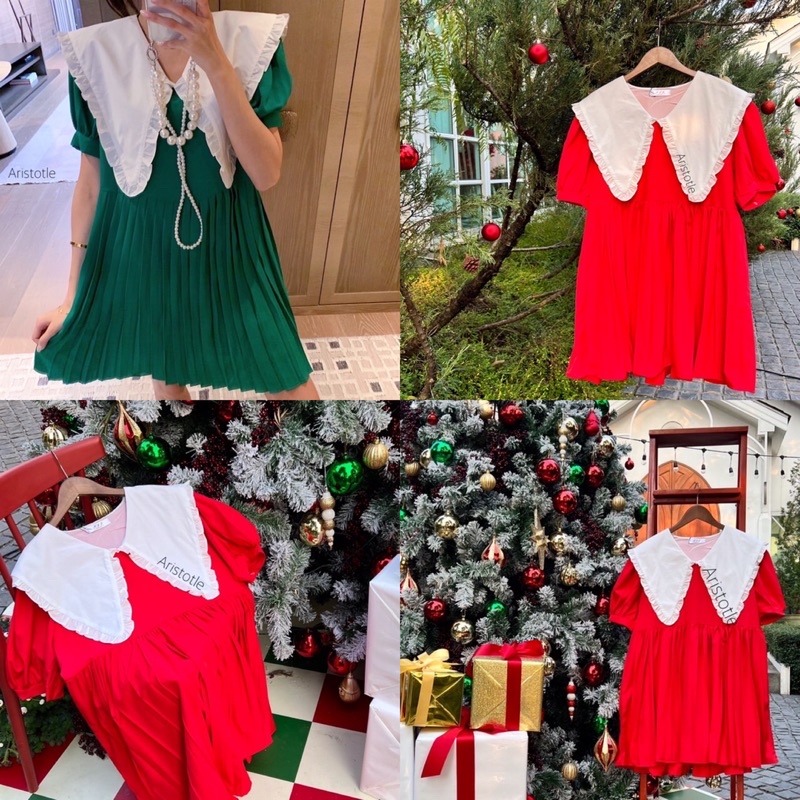 Aristotle Christmas dress มินิเดรสตอนรับเทศกาลT-Shirtnista