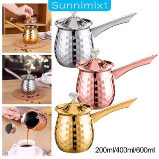 [Sunnimix1] หม้อกาแฟตุรกี ด้ามจับยาว สําหรับคาเฟ่ คริสต์มาส