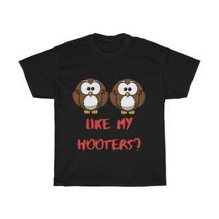 เสื้อแขนสั้น พิมพ์ลายการ์ตูน Like My Hooters ทรงปกติ สําหรับผู้ชายS-5XL