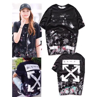 เสื้อ off-white galaxy brush tee ☄️👉🏻เลื่อนดูสินค้าจริง