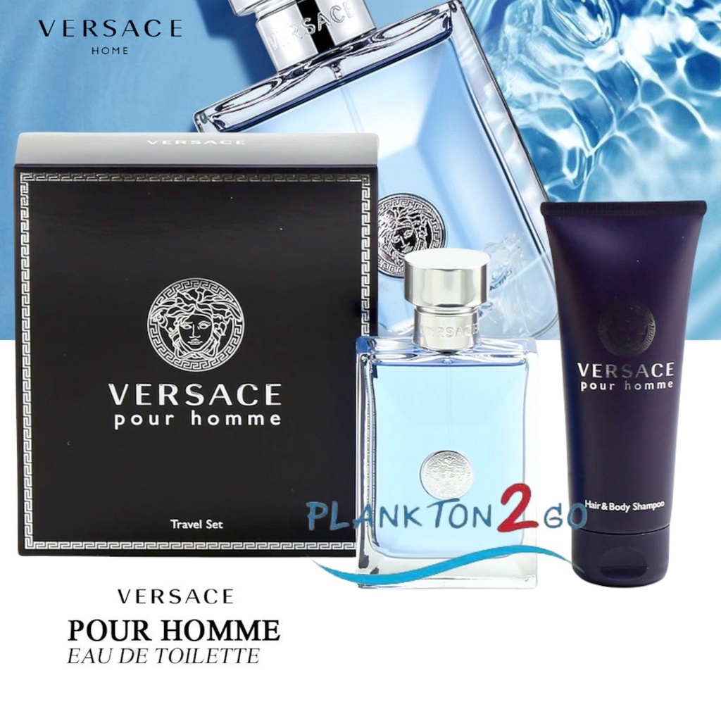 1395 บาท น้ำหอม Versace Pour Homme EDT 30ml ,100ml ป้ายคิง Set Versace Pour Homme : ผลิต 2021-11 Beauty