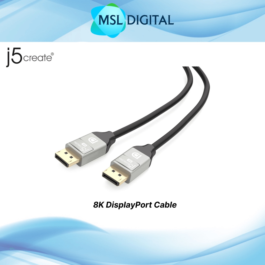 J5create สาย display port 1.4 (2M) - JDC43