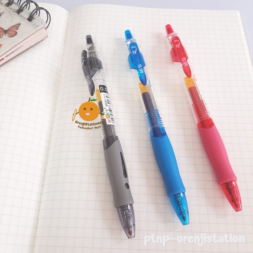 ปากกาเจล M&amp;G R1 0.5 mm GP-1008 (มีไส้ปากกา G-5 ขาย)