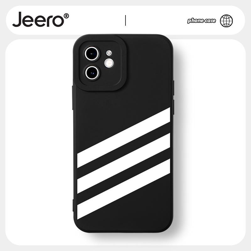 Jeero เคสไอโฟน เคสซิลิโคนนุ่มขอบเหลี่ยมกันกระแทกน่ารักตลก เคสโทรศัพท์ Compatible for iPhone 16 15 14 13 12 11 Pro Max SE 2020 X XR XS 8 7 ip Plus HFF1496