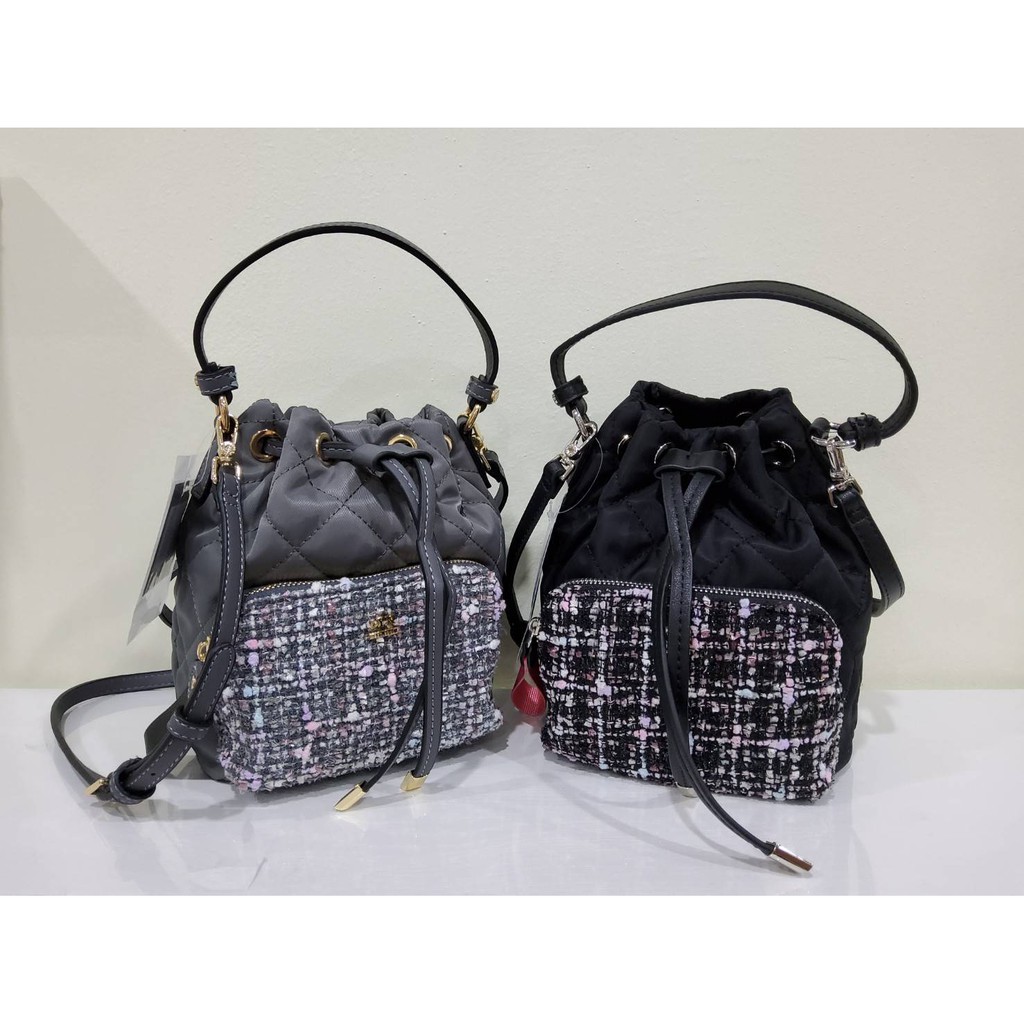 กระเป๋าเป้ Lyn backpack สุดสวย หนังเป็นลายตาราง