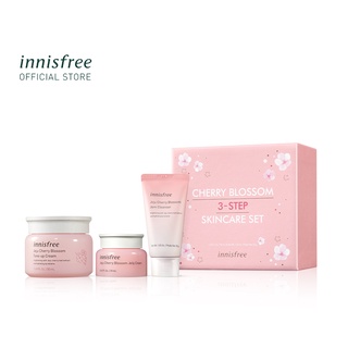 innisfree Cherry Blossom 3-Step Skincare Set อินนิสฟรี เชอรี่ บลอสซั่ม 3สเต็ปดูแลผิว เซ็ท