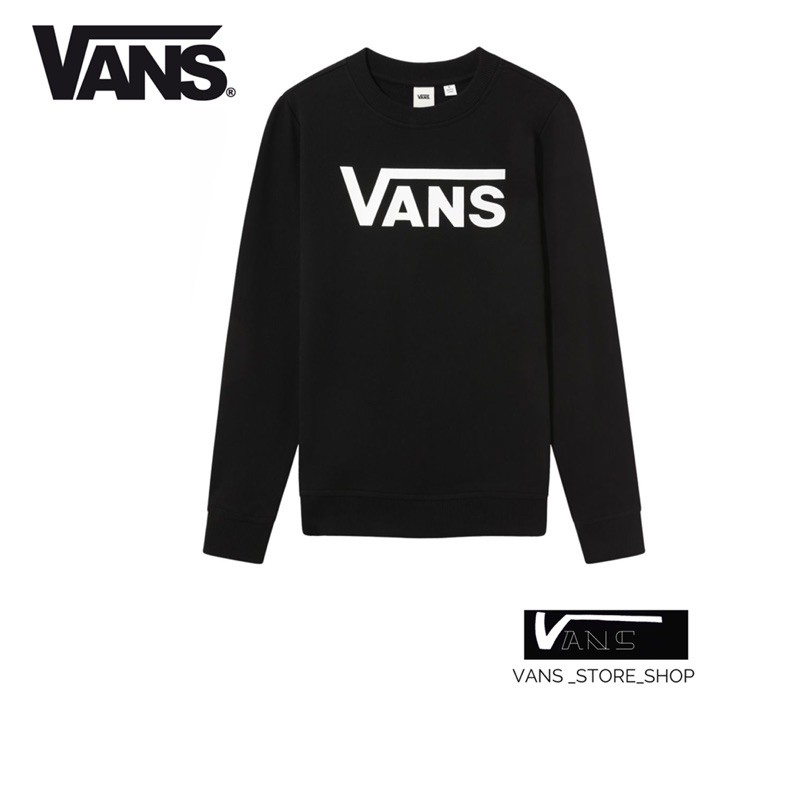 เสื้อกันหนาวVANS V CREW SWEATER BLACK สินค้ามีประกันแท้