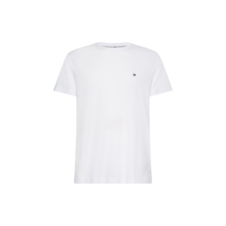 โปรโมชั่น : TOMMY HILFIGER เสื้อยืดผู้ชาย รุ่น MW0MW24557 YBR - สีขาว
