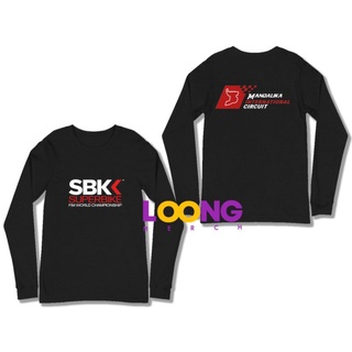 เสื้อยืดแขนยาว พิมพ์ลาย SBK WSBK Mandalika International Circuit MotoGP Indonesian SAG Circuit 2022 Motorcycle GP - Article 282 สําหรับผู้ชาย