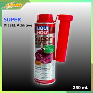 ( ฝาแดง ) น้ำยาล้างหัวฉีดดีเซล LiQUI MOLY Super Diesel Additive ขนาด250ml น้ำยาทำความสะอาดล้างหัวฉีดและวาล์ว