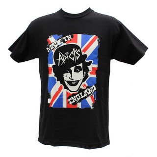 [S-5XL] เสื้อยืดคอกลม แขนสั้น พิมพ์ลายกราฟฟิค The Adicts Punk Band สไตล์คลาสสิก ไม่ซ้ําใคร สําหรับผู้ชาย 499332