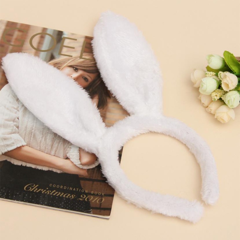 ตุ๊กตากระต่ายหูใหญ่ กับหูกระต่ายคาดศีรษะ สำหรับงานปาร์ตี้ โชว์บนเวที คริสต์มาส อีสเตอร์ และคอสเพลย์ - รูปที่ 2