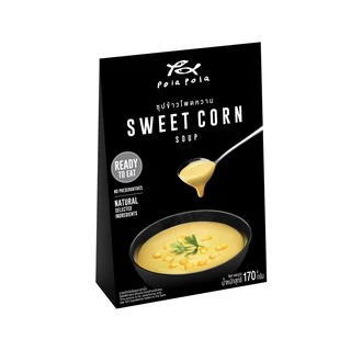 Pola Pola Sweet Corn Soup Ready-to-Eat โพลา โพล่า ซุปข้าวโพดหวาน พร้อมรับประทาน170g.