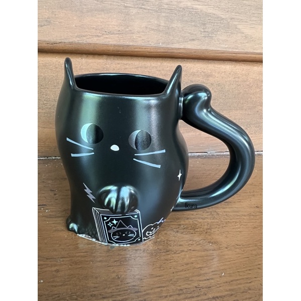 3dRose 150847_4 Dark Gray Cat Mug 11 oz Black