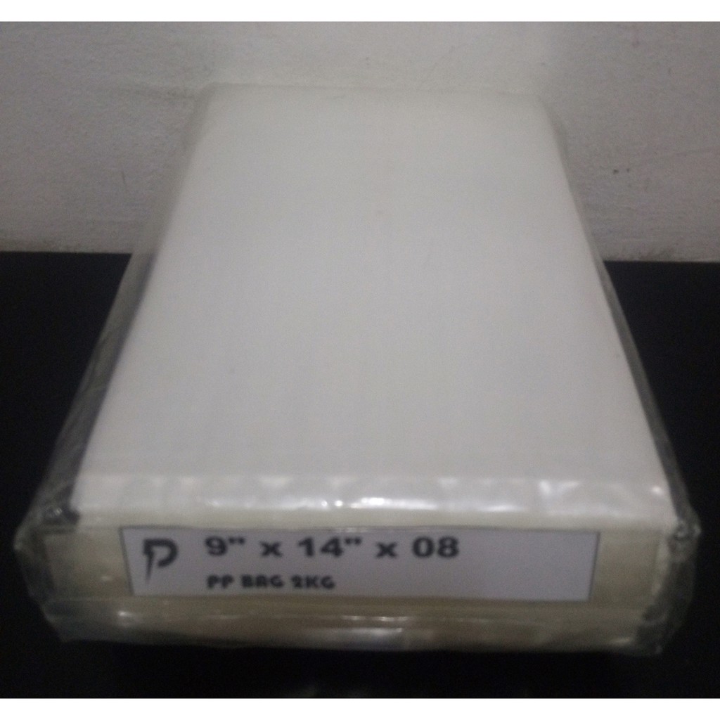 9 x 14 นิ้ว Clear PP 08 (0.08 มม.) ถุงพลาสติก / ถุง PP แบบหนา / แบบหนา / พลาสติกใส PP Chips Wrapper 