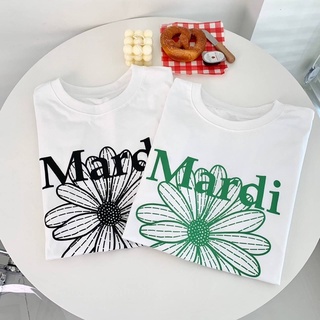 พร้อมส่ง🌼🪸เสื้อยืด oversize สไตล์มินิมอลสกรีน Mardi (F37)