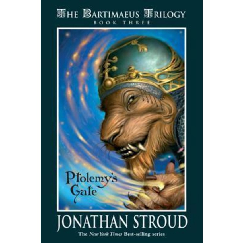 Bartimaeus Trilogy, หนังสือ Three Ptolemys Gate โดย Jonathan Stroud (ฉบับสหรัฐอเมริกาปกอ่อน)
