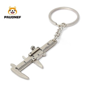 Useful Mini Vernier Caliper Tool Pendant Slides Key Chain 10CM