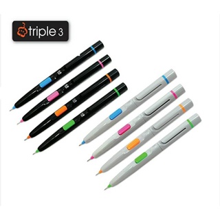 Triple3 ดินสอกด ดินสอกดข้าง Mechanical Pencil Clickpoint (0.5 mm)