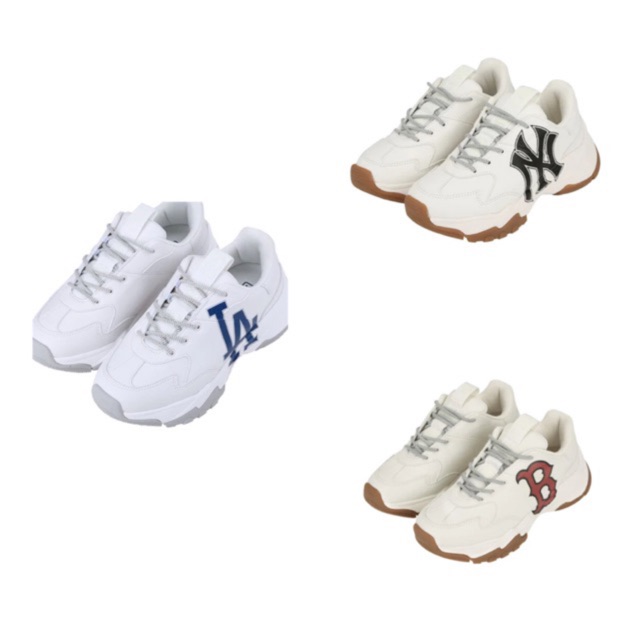 แท้💯 MLB รองเท้าผ้าใบ BOSTON สีขาว - UNISEX