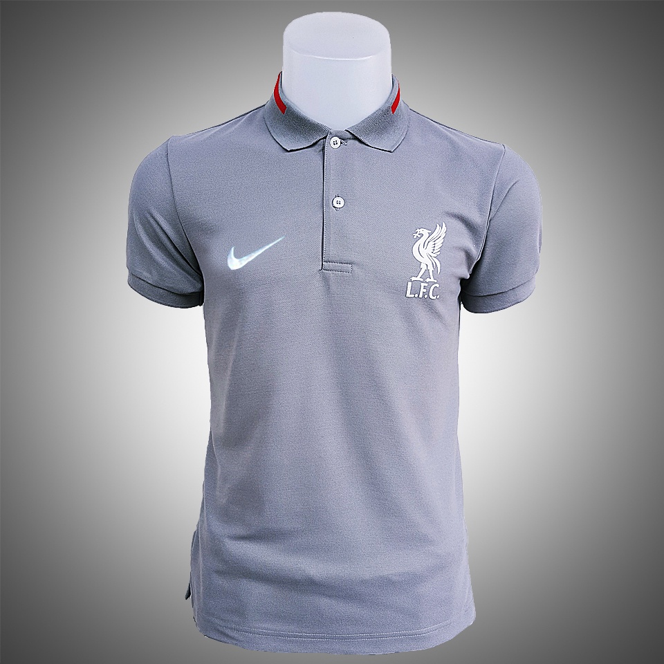 เสื้อโปโล ลิเวอร์พูล สีเทา สวย ใส่สบาย (Liverpool  Polo)