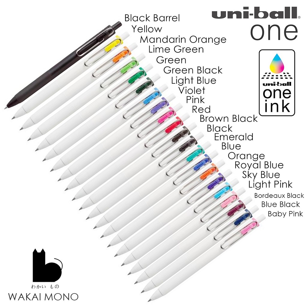 ใหม่ !! ปากกาเจล UNI ball one หัว 0.38 mm