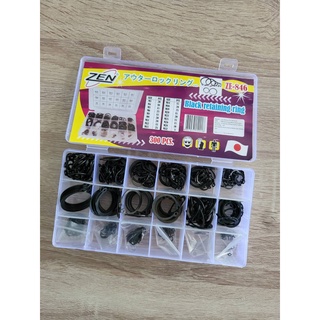 ZEN ชุดแหวน ล็อกนอก-ใน คละแบบ 300ตัว รุ่น ZE-846 ส่งด่วน ส่งไว