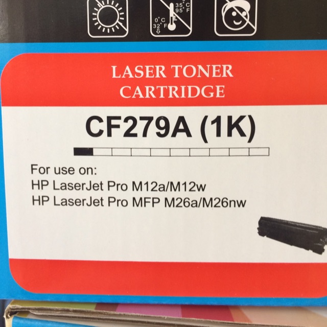 หมึก hp279a หมึกสำหรับเครื่อง hp m12a/m12w/hp pro m26a/hp pro m26nw