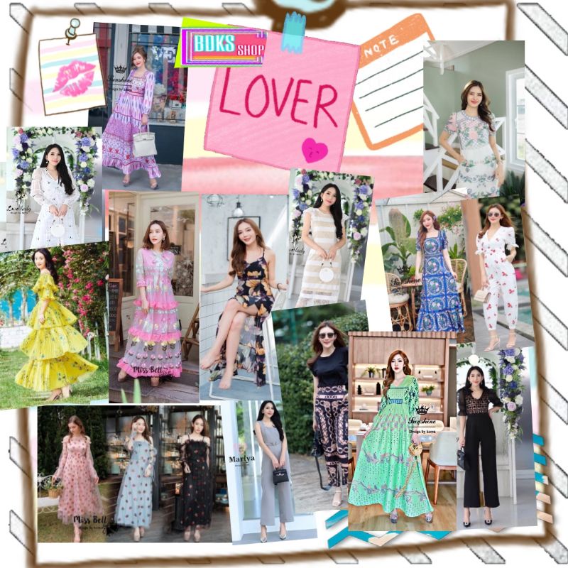 งานป้าย มือ1 [ LADY RIBBON, LADY SUNSHINE, SWEET BUNNY, CLASSIC DRESS, JIDAPA, NANNAPAT, ARIYA,, LOV