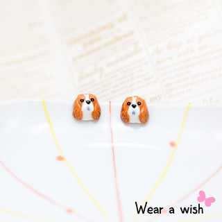 Earrings / ต่างหู : Cavalier King Charles Spaniel / คาวาเลียร์ คิง ชาลส์ สแปเนียล