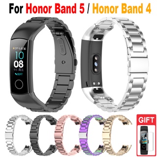 สายนาฬิกาข้อมือ โลหะ สเตนเลส สําหรับ Honor Band 5 / Honor Band 4