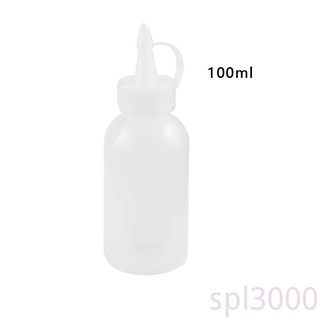 Spl - Squeeze ขวดพลาสติกใส่ซอสเครื่องปรุง 100 มล .