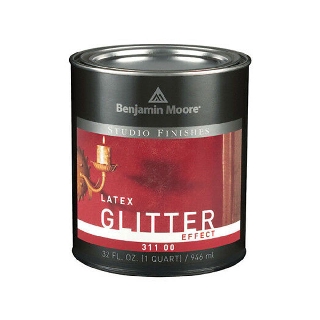 สีเคลือบกลิตเตอร์ รุ่น Glitter Effect (311) ยี่ห้อ เบนจามินมอร์ Benjamin Moore 1/4 แกลลอน(0.95 L) สีตกแต่ง สีกากเพชร