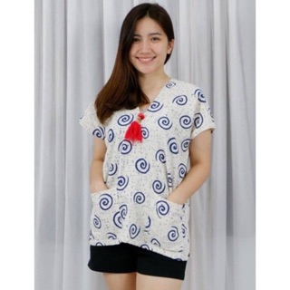 No.9125 เสื้อผ้าฝ้ายพื้นเมือง รอบอกถึง 40”