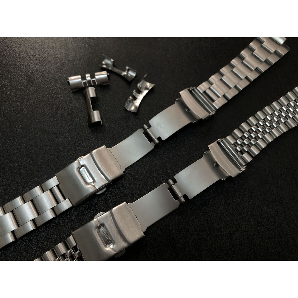 สายสแตนเลสตัน ขนาด 22 mm. ปลายโค้งเข้าตัวเรือน Curved End Link สำหรับ Seiko SKX007, SKX009 และ Seiko 5 Sport /Casio Duro - รูปที่ 5