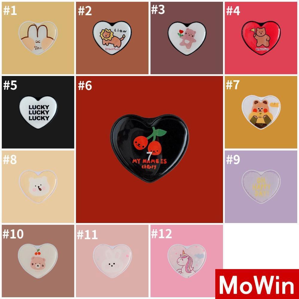 🔥Hot sale🔥Mowin กริ๊ปต็อก ติดหลังมือถือ ลายการ์ตูนน่ารัก สไตล์เกาหลี