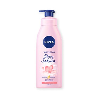 🔥แนะนำ!! นีเวีย ดิวอี้ ซากุระ ไวท์ โลชั่น ขนาด 350 มล. Nivea Dewy Sakura White Lotion 350 ml