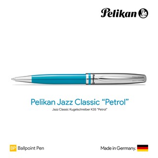 Pelikan Jazz Classic "Petrol" Ballpoint Pen - ปากกาลูกลื่นพิลิแกนแจ๊ซ คลาสสิค สีปิโตร