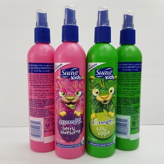 สเปรย์ป้องกันผมพันกัน Suave Kids Detangler Spray  จากอเมริกา ขนาด 10 ออนซ์ / 295 ml Parabeen fee, tear free. ผมเด็ก